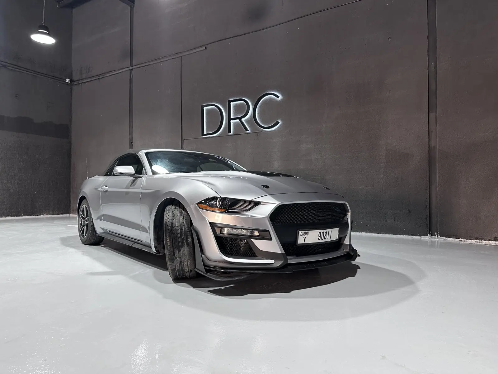 Ford Mustang Model Silver Convertible, 2020