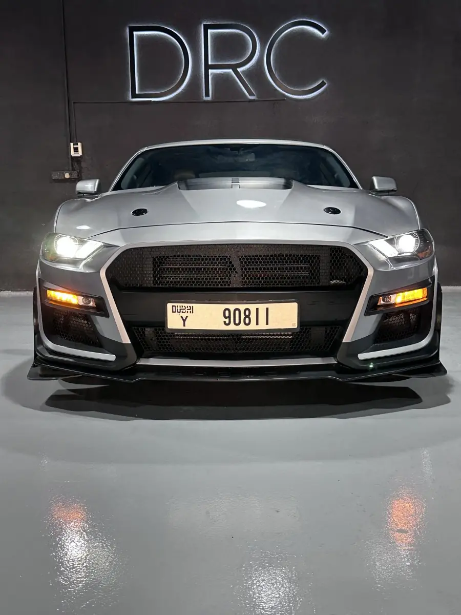 Ford Mustang Model Silver Convertible, 2020