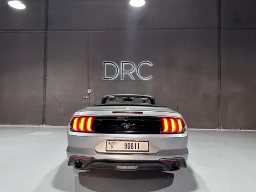 Ford Mustang Model Silver Convertible, 2020