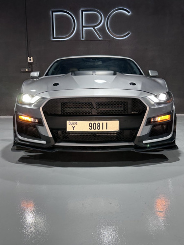 Ford Mustang Model Silver Convertible, 2020